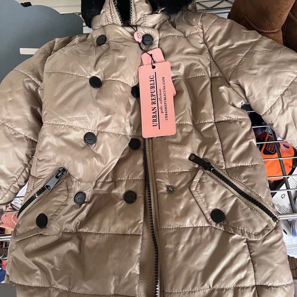 Urban Republic Beige Quilted Jacket